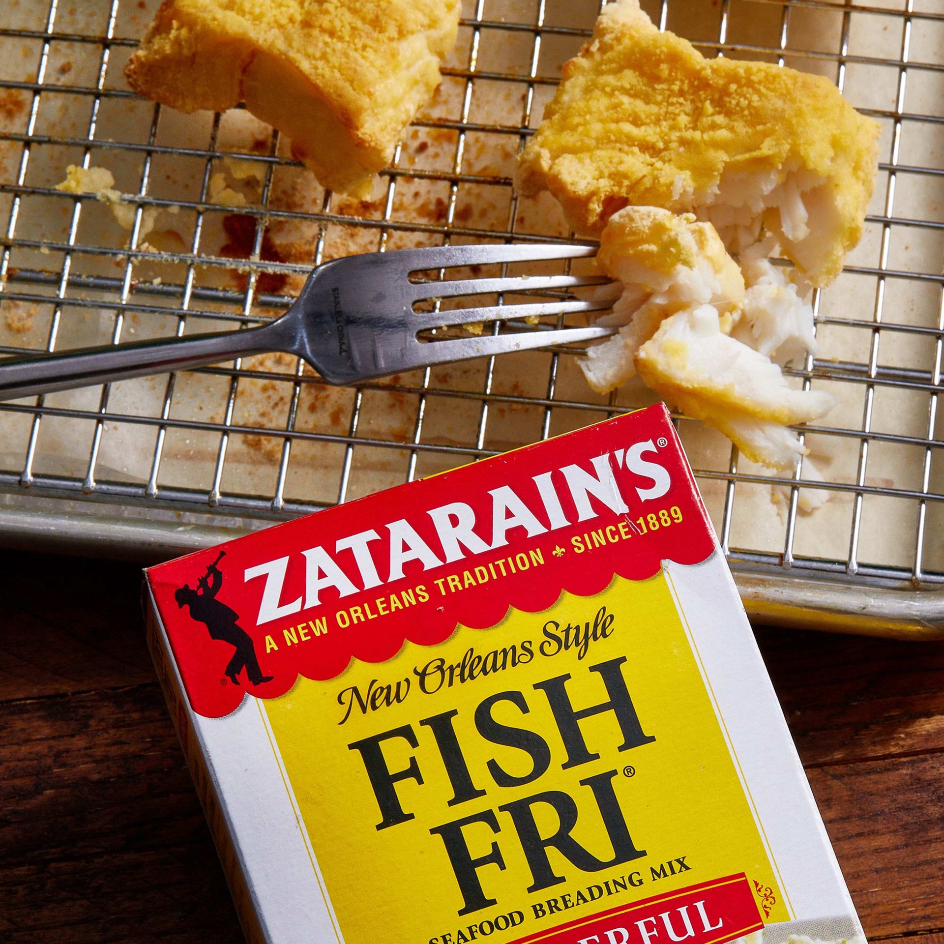 slide 4 of 5, Zatarain's Fish Fry - Plain, 24 oz
