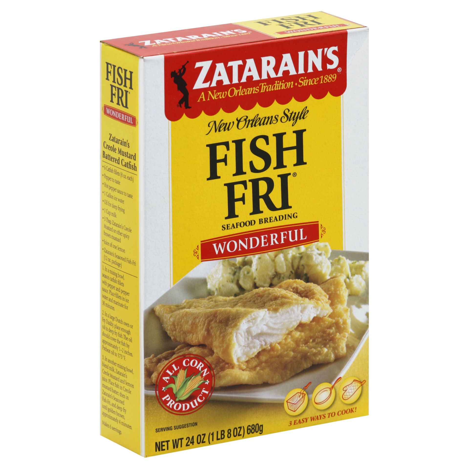 Zatarain's Wonderful FishFri Mix 24 oz | Shipt