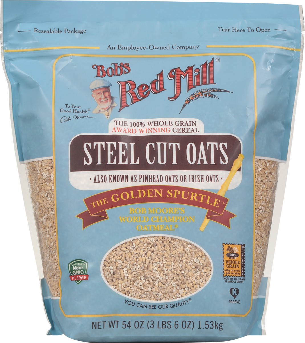 slide 3 of 13, Bob's Red Mill Steel Cut Oats 54 oz, 54 oz