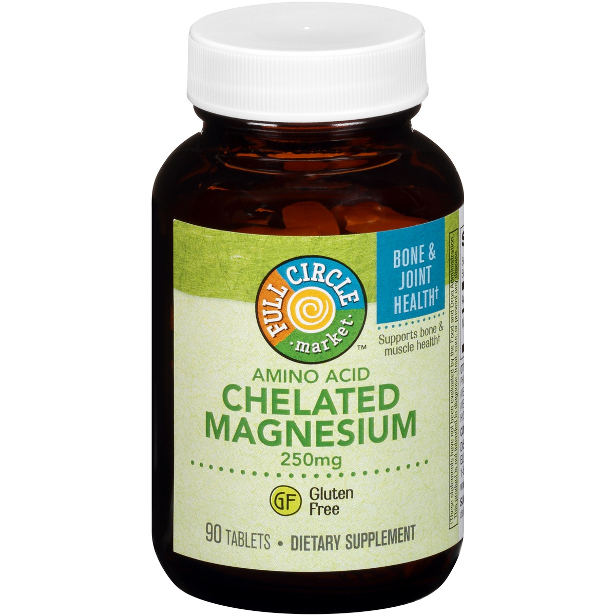 slide 1 of 1, Full Circle Market Chelated Magnesium, 90 oz; 250 mg