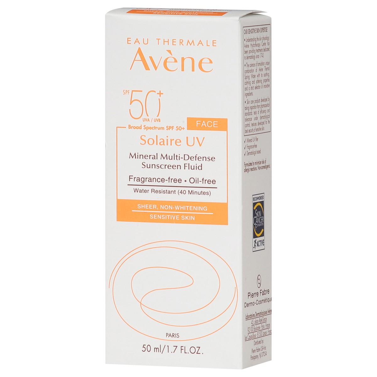 slide 12 of 14, Avène Broad Spectrum SPF 50+ Face Mineral Multi-Defense Sunscreen Fluid 1.7 fl oz, 1.7 fl oz