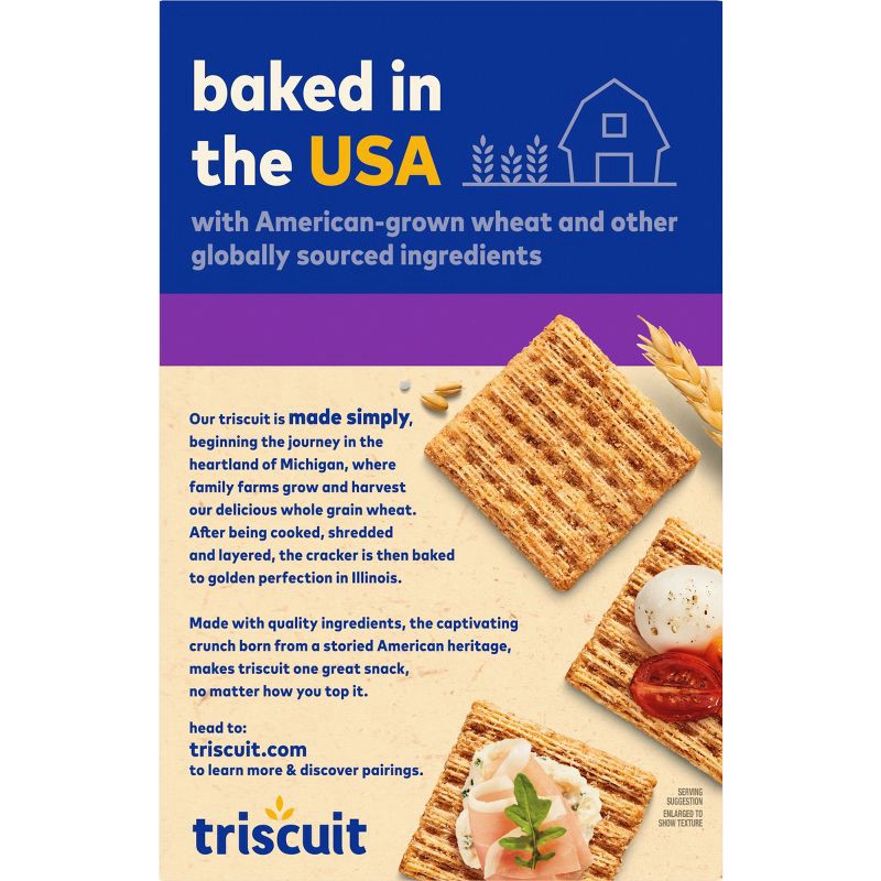 slide 9 of 12, Triscuit Balsamic Vinegar & Basil Whole Grain Wheat Lunch Snack Crackers - 8.5oz, 8.5 oz
