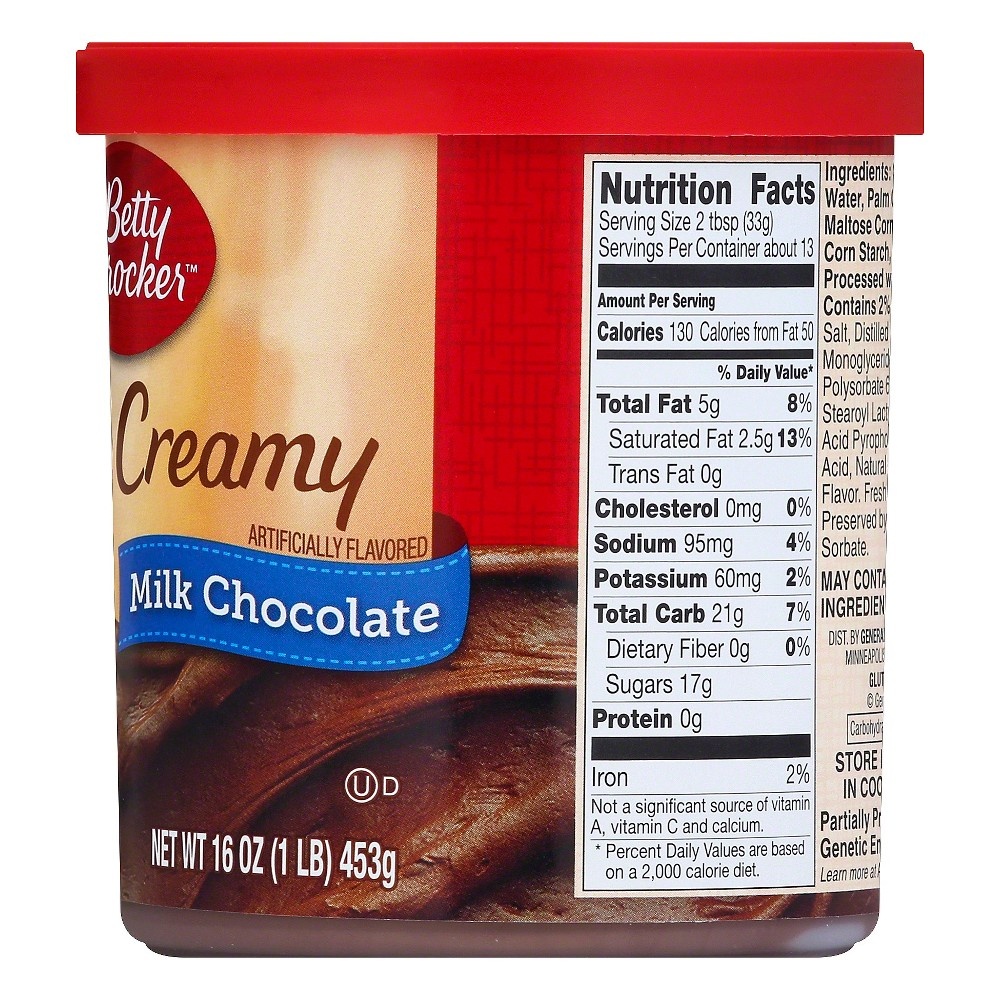 slide 2 of 4, Betty Crocker Rich & Creamy Milk Chocolate Frosting, Gluten Free Frosting, 16 oz, 16 oz