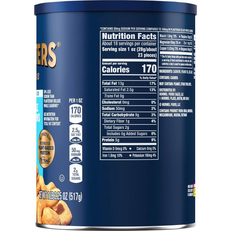 slide 3 of 12, Planters Deluxe Whole Cashews - Lightly Salted 18.25oz, 18.25 oz