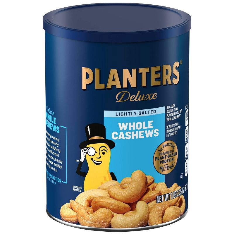 slide 8 of 12, Planters Deluxe Whole Cashews - Lightly Salted 18.25oz, 18.25 oz