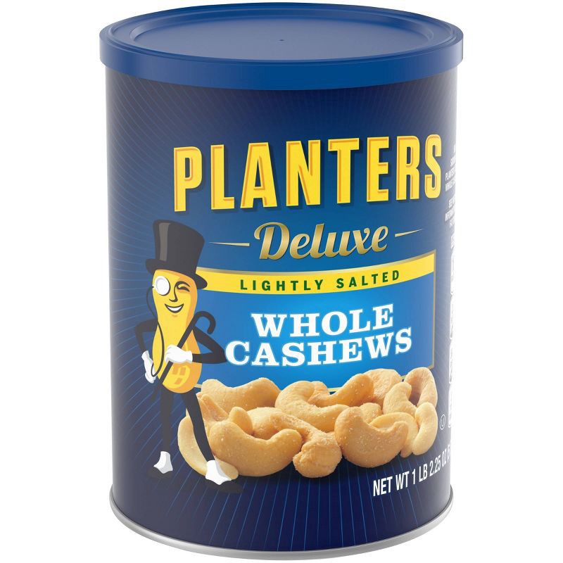 slide 10 of 12, Planters Deluxe Whole Cashews - Lightly Salted 18.25oz, 18.25 oz