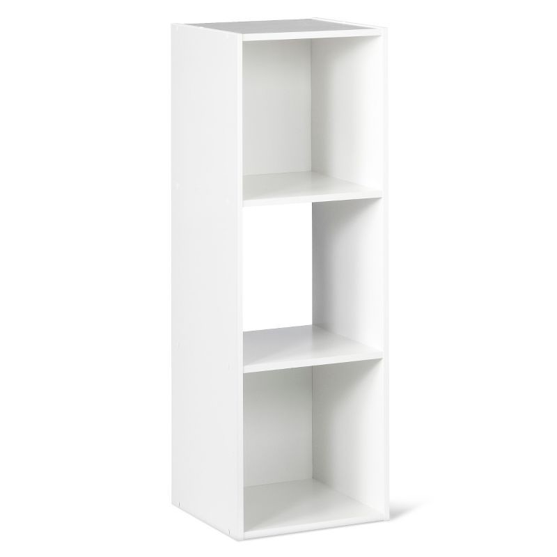 slide 3 of 3, 11" 3 Cube Organizer Shelf White - Room Essentials™, 1 ct