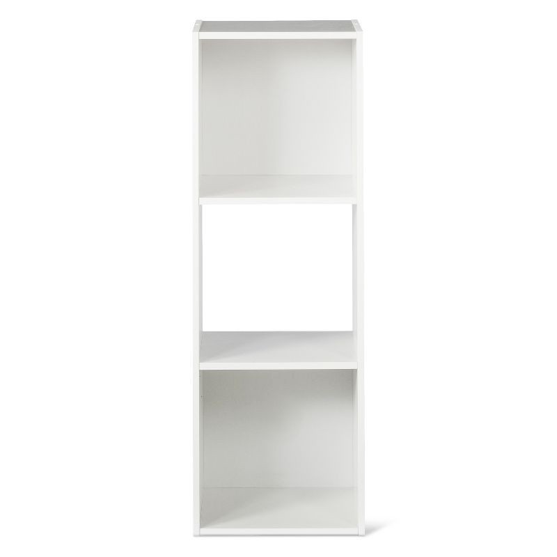 slide 1 of 3, 11" 3 Cube Organizer Shelf White - Room Essentials™, 1 ct