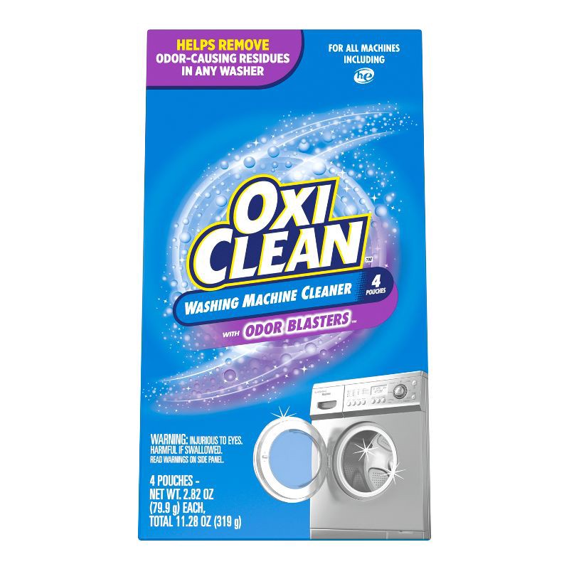 slide 1 of 16, OxiClean Washing Machine Cleaner with Odor Blasters - 11.28oz/4ct, 11.28 oz, 4 ct