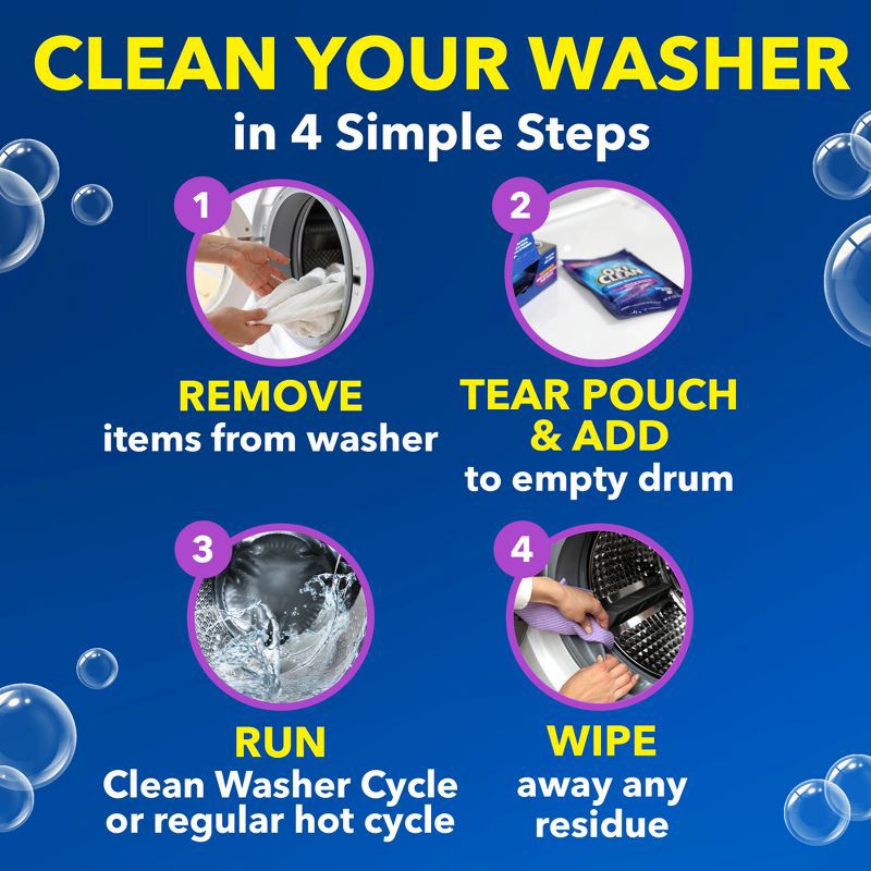slide 6 of 16, OxiClean Washing Machine Cleaner with Odor Blasters - 11.28oz/4ct, 11.28 oz, 4 ct