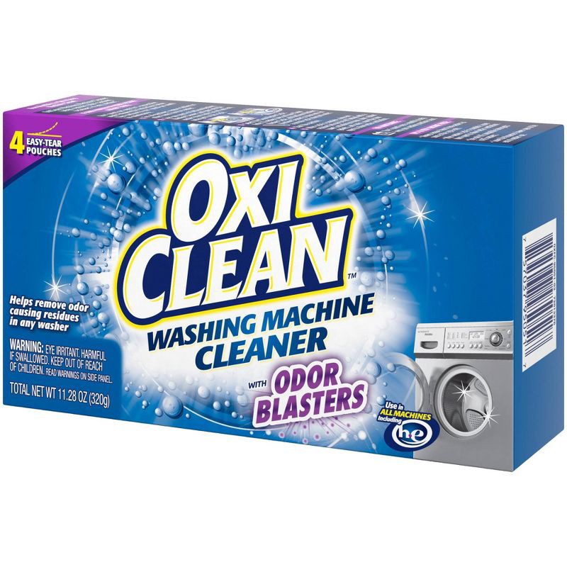 slide 11 of 16, OxiClean Washing Machine Cleaner with Odor Blasters - 11.28oz/4ct, 11.28 oz, 4 ct