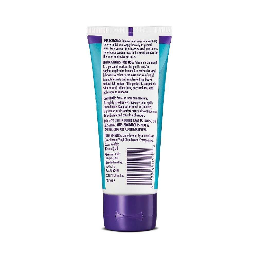 slide 3 of 4, Astroglide Diamond Silicone Gel Personal Lubricant, 3 oz