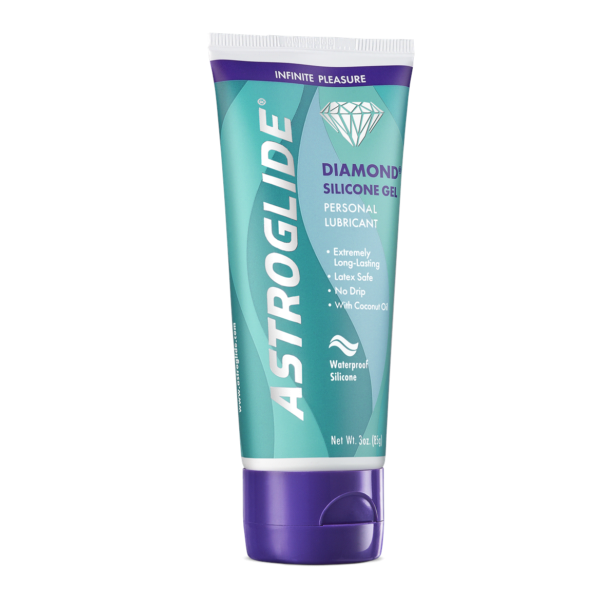 slide 2 of 4, Astroglide Diamond Silicone Gel Personal Lubricant, 3 oz