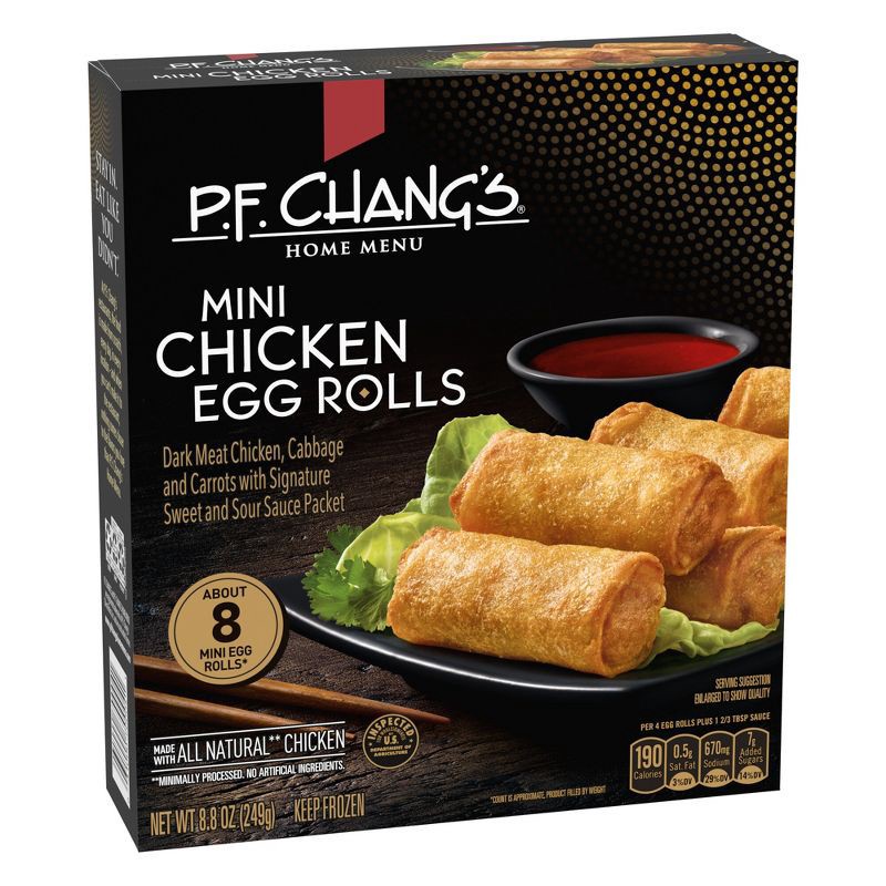 slide 2 of 4, P.F. Chang's Frozen Chicken Mini Egg Rolls - 8ct/8.8oz, 8 ct, 8.8 oz