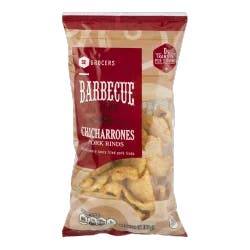 SE Grocers Barbecue Flavored Chicharrones Pork Rinds