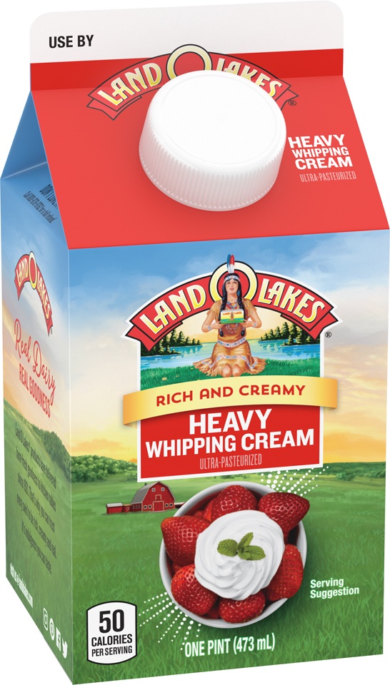 slide 2 of 8, Land O'Lakes Heavy Whipping Cream - 1pt, 1 pint