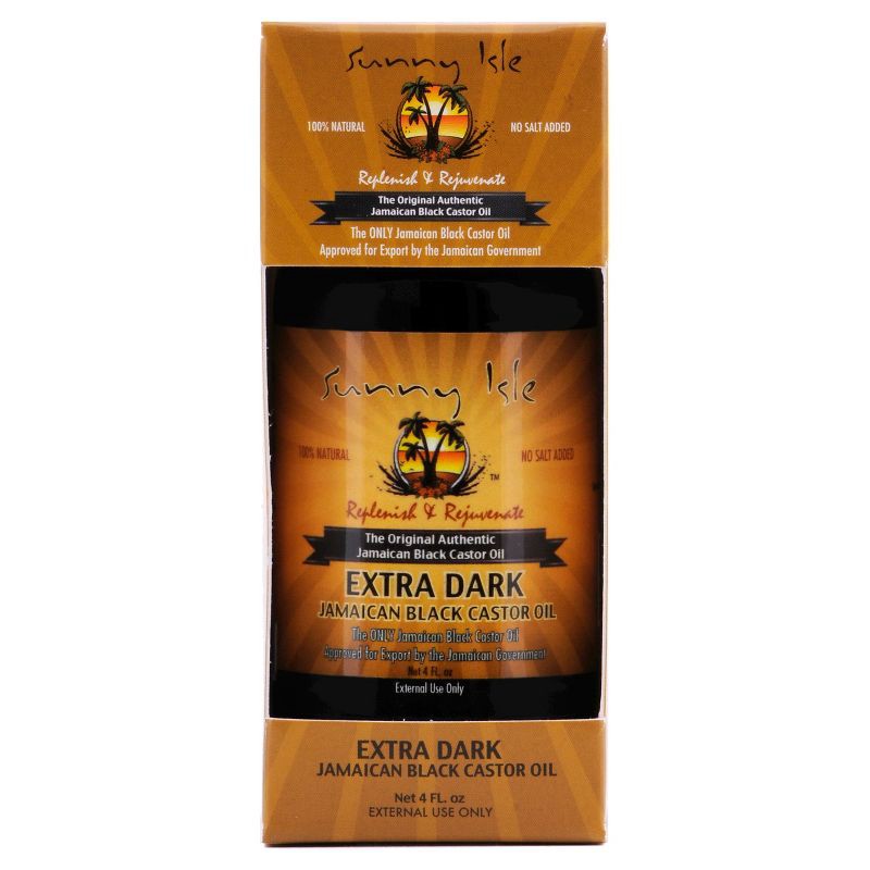 slide 1 of 1, Sunny Isle Extra Dark Jamaican Black Castor Oil - 4 fl oz, 4 fl oz