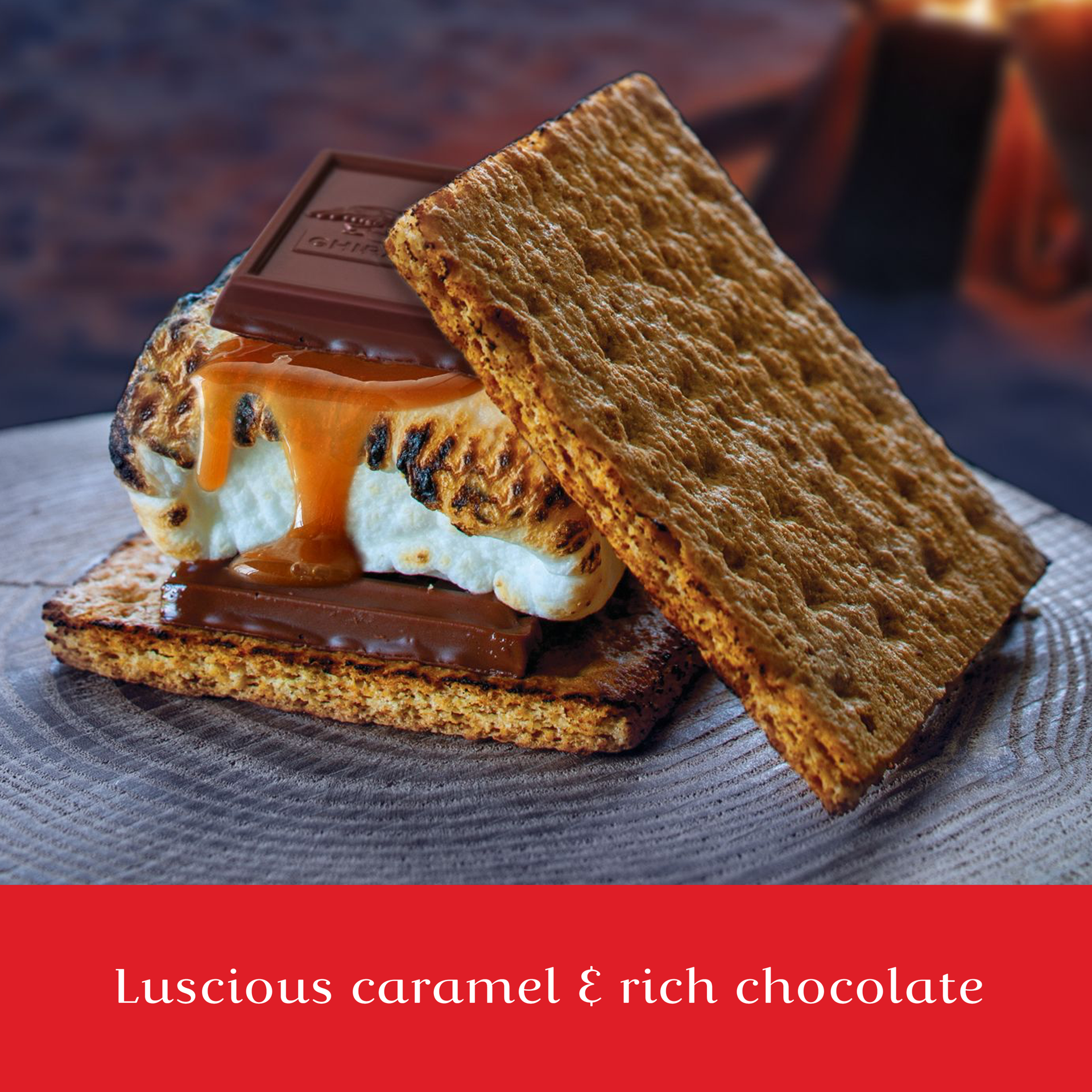 slide 5 of 7, GHIRARDELLI Perfect for S'mores Premium Chocolate Assortment Squares, 8.6 oz Bag, 8.6 oz