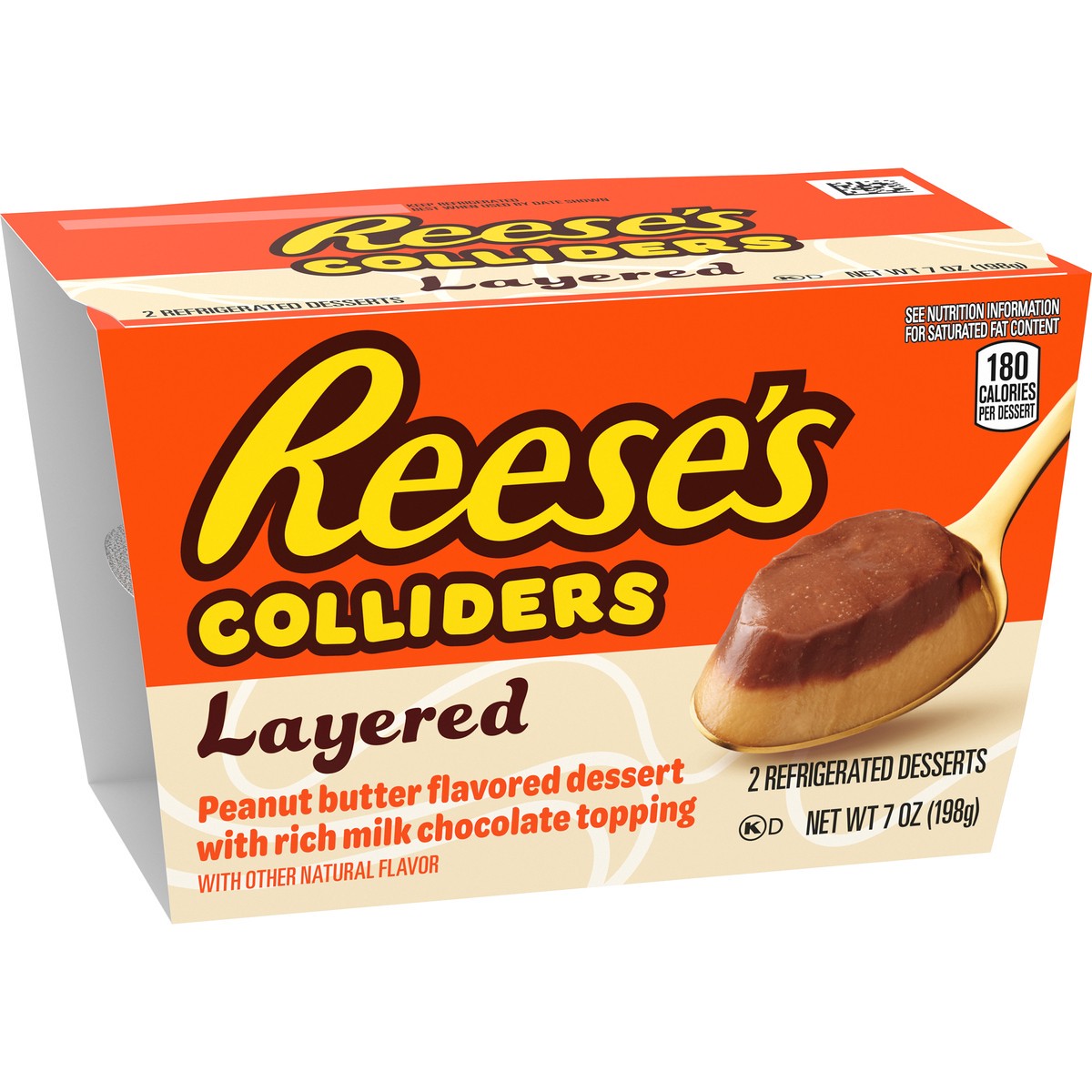 slide 5 of 9, COLLIDERS™ Layered REESE'S Refrigerated Dessert, 2 ct Pack, 2 ct