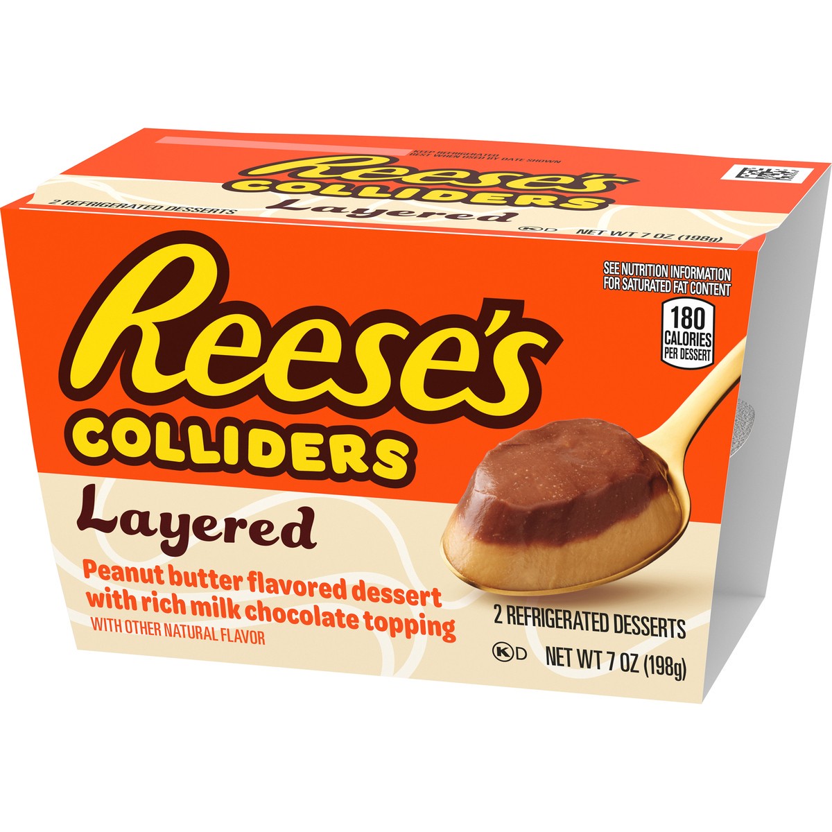 slide 7 of 9, COLLIDERS™ Layered REESE'S Refrigerated Dessert, 2 ct Pack, 2 ct