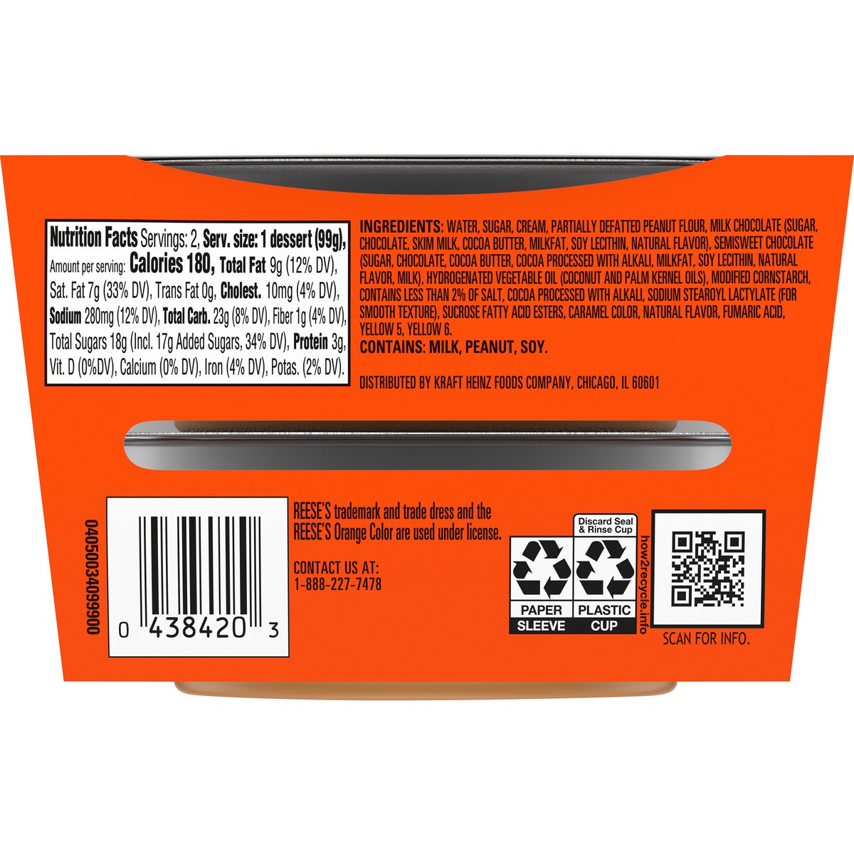 slide 8 of 9, COLLIDERS™ Layered REESE'S Refrigerated Dessert, 2 ct Pack, 2 ct