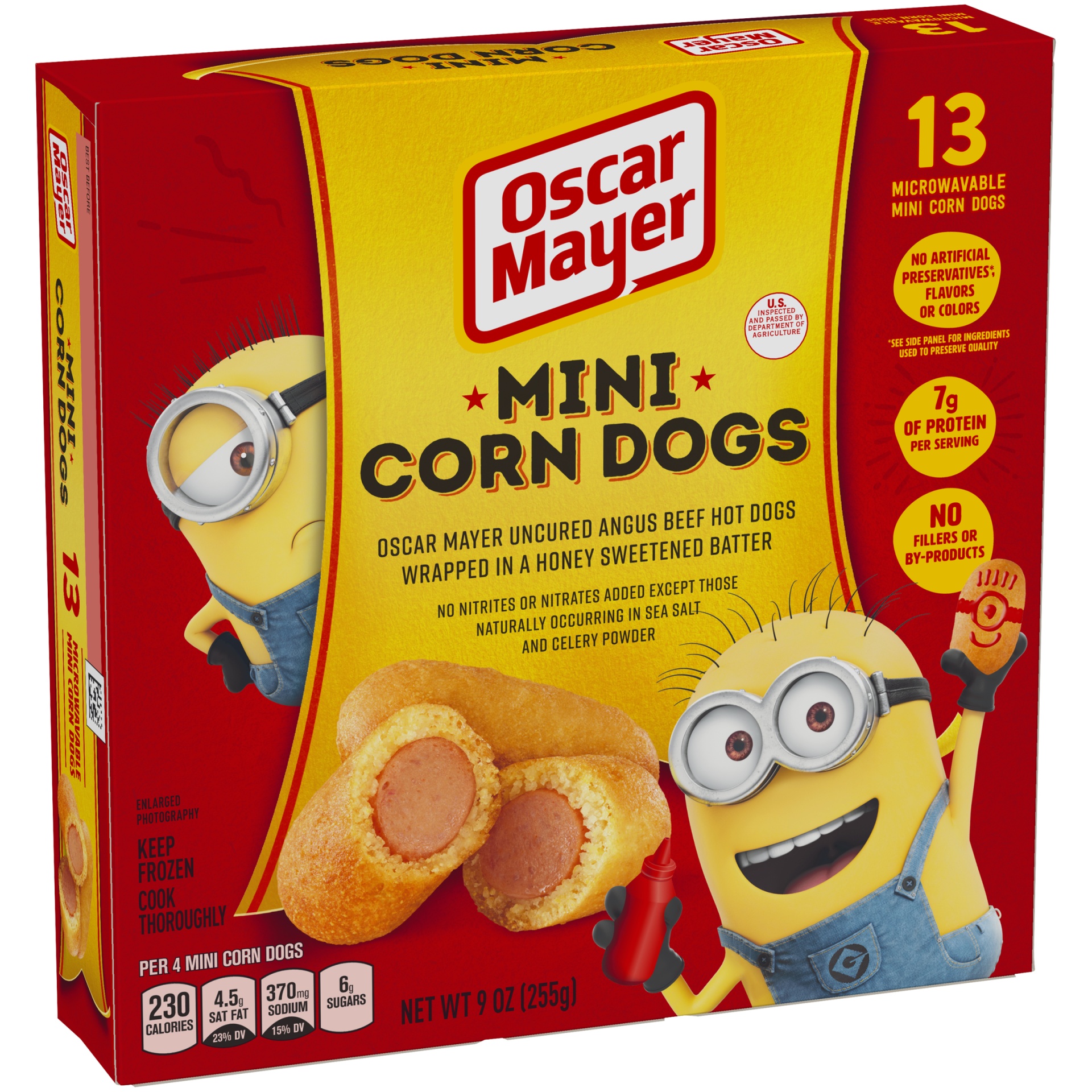 slide 6 of 6, Oscar Mayer Mini Corn Hot Dogs Frozen Snacks, 9 oz