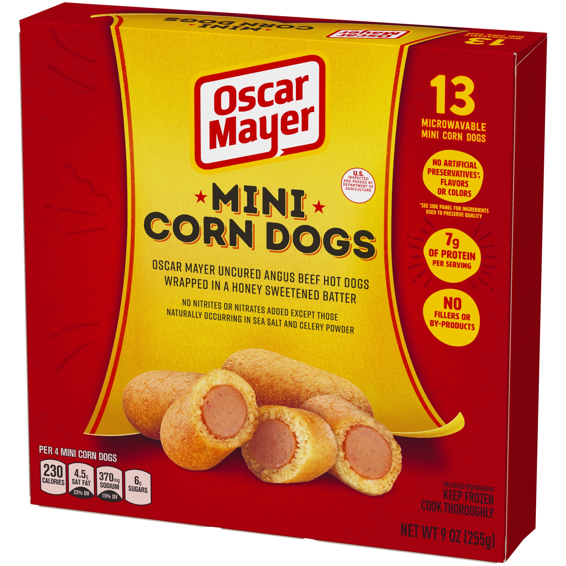 slide 5 of 6, Oscar Mayer Mini Corn Hot Dogs Frozen Snacks, 9 oz