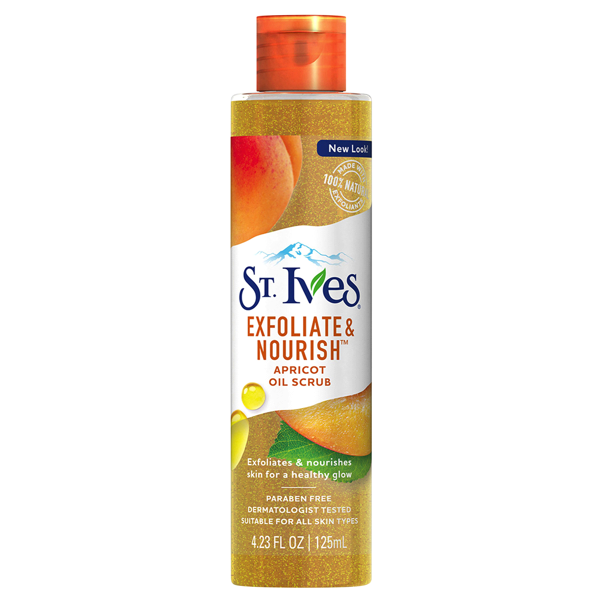 slide 2 of 3, St Ives Exfoliate Nourish Apricot Facial Oil Scrub, 4.23 oz