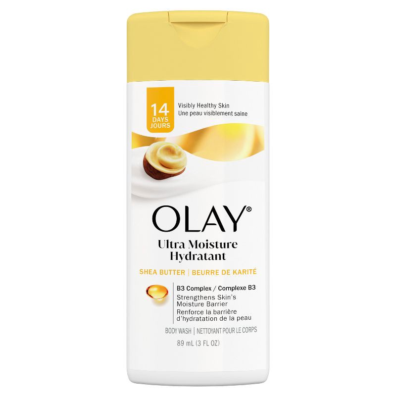 slide 6 of 7, Olay Ultra Moisture Body Wash with Shea Butter - Trial Size - 3 fl oz, 3 fl oz