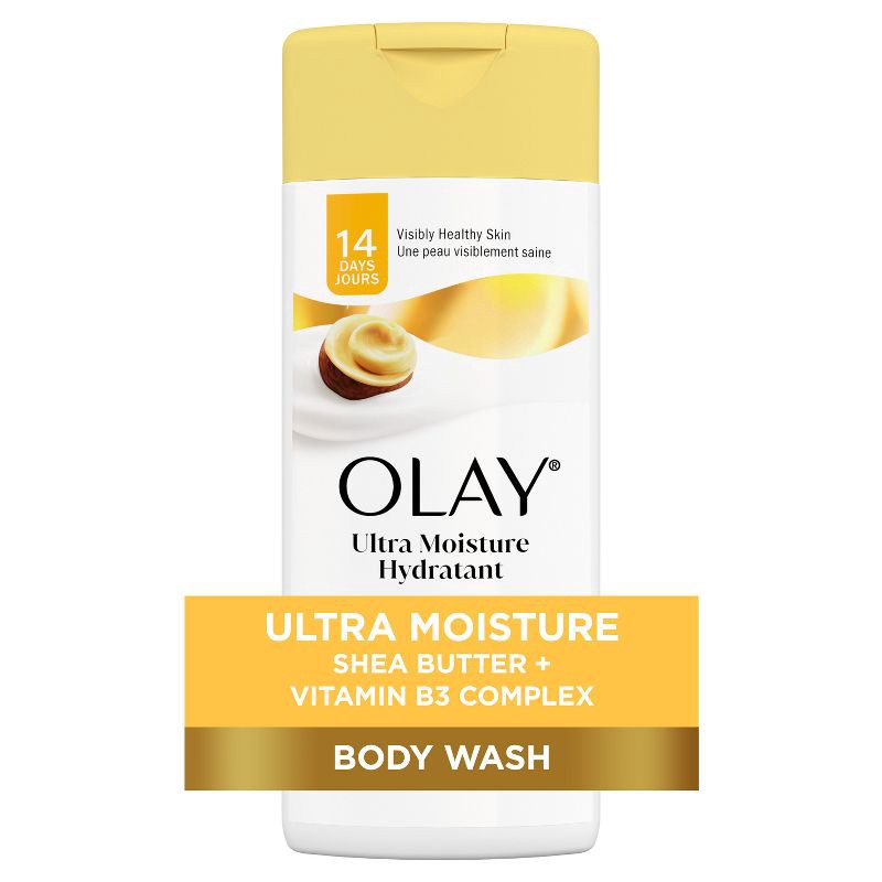 slide 1 of 8, Olay Ultra Moisture Body Wash with Shea Butter - Trial Size - 3 fl oz, 3 fl oz