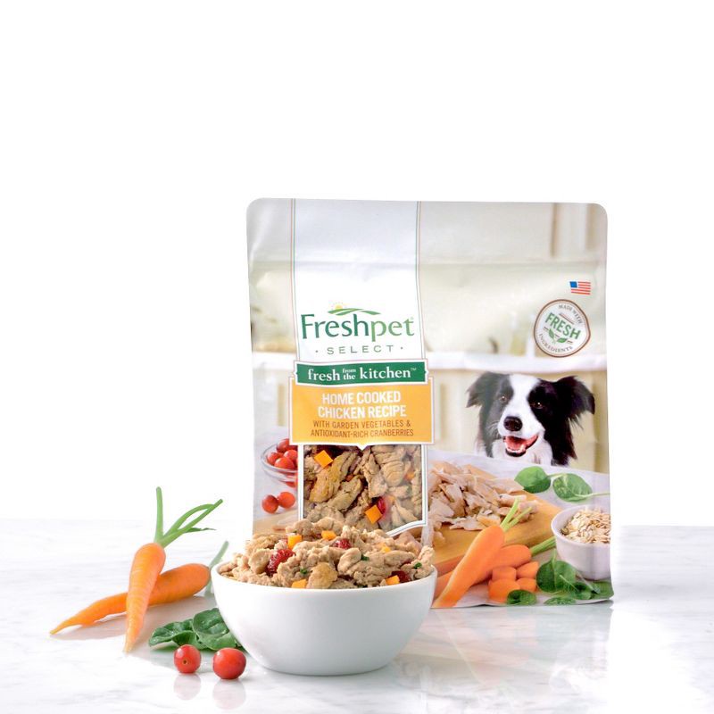 slide 3 of 4, Freshpet Select Fresh From The Kitchen Home Cooked Chicken and Vegetable Recipe Refrigerated Wet Dog Food - 1.75lbs, 1.75 lb