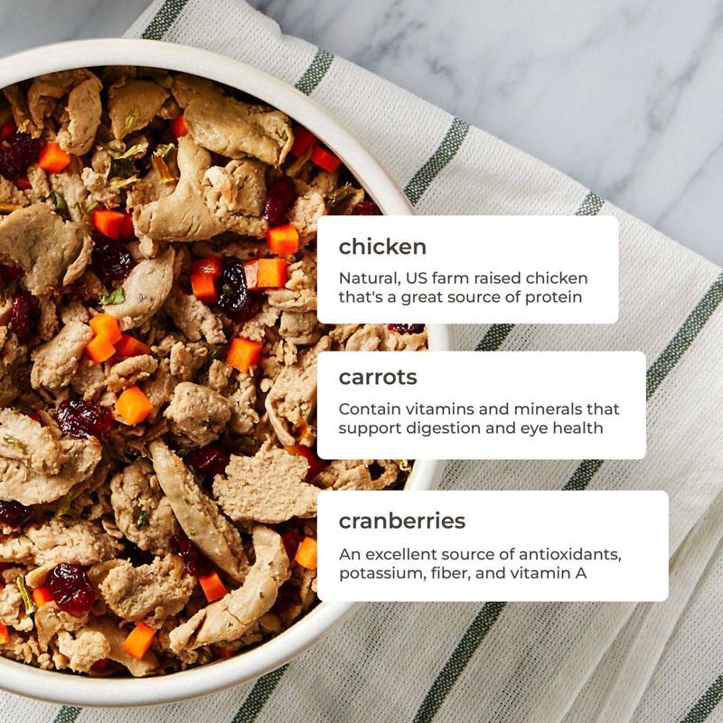 slide 3 of 5, Freshpet Select Fresh From The Kitchen Home Cooked Chicken and Vegetable Recipe Refrigerated Wet Dog Food - 1.75lbs, 1.75 lb