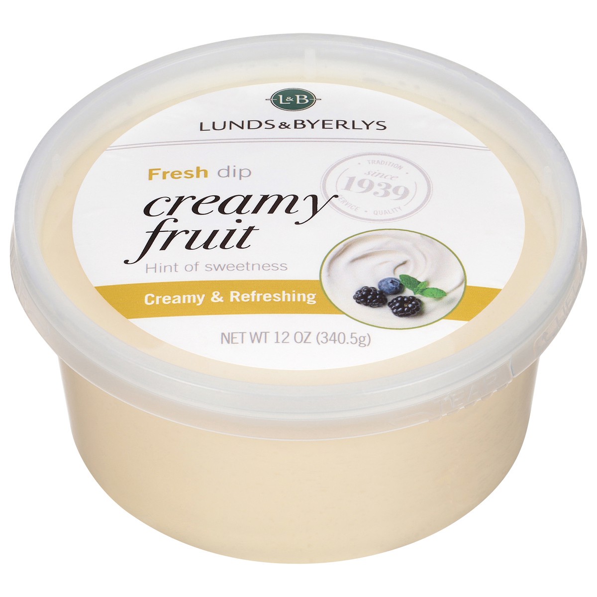 slide 1 of 13, Lunds & Byerlys Fresh Creamy Fruit Dip 12 oz, 12 oz