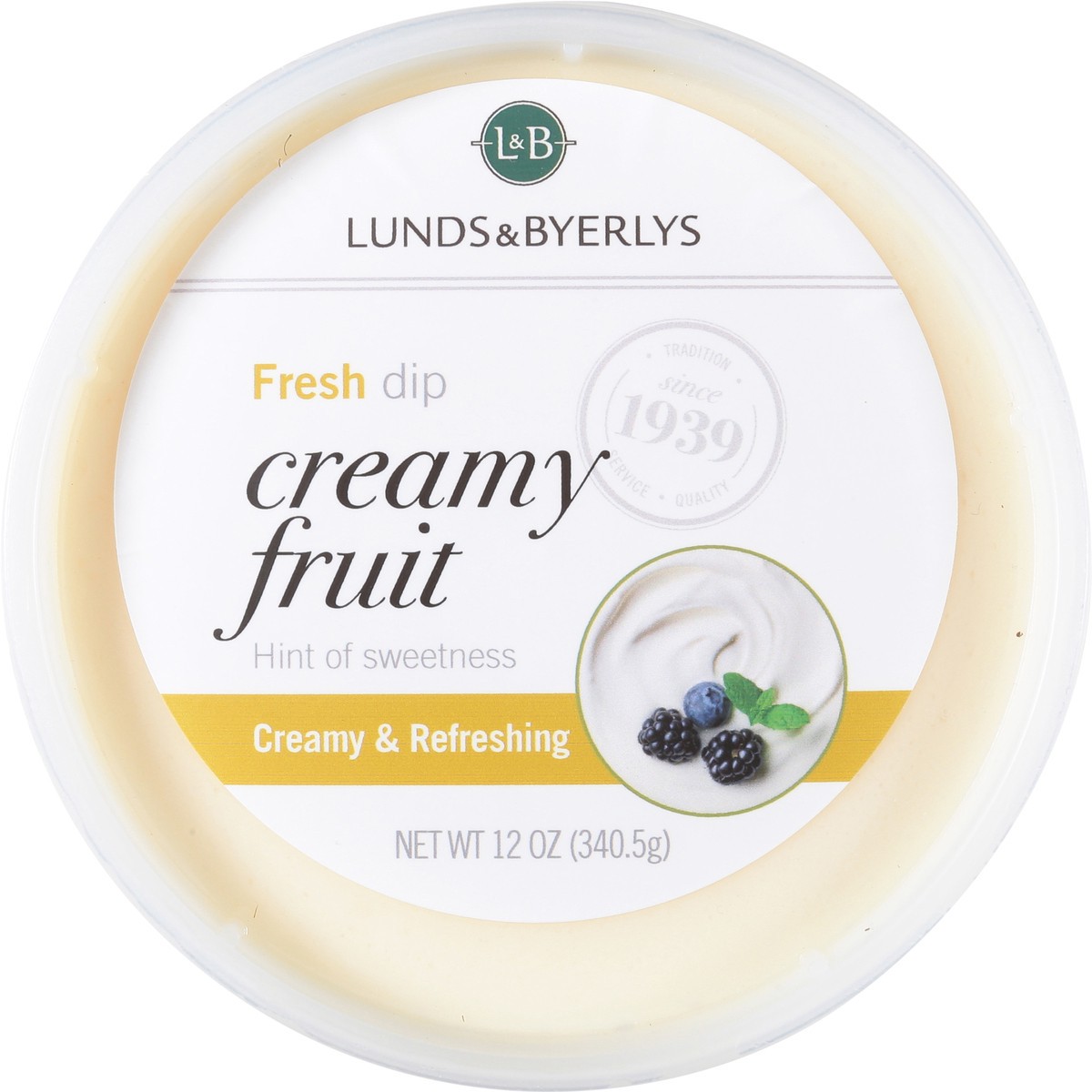 slide 13 of 13, Lunds & Byerlys Fresh Creamy Fruit Dip 12 oz, 12 oz