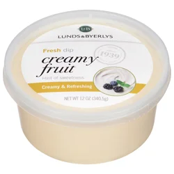 Lunds & Byerlys Fresh Creamy Fruit Dip 12 oz