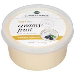 Lunds & Byerlys Fresh Creamy Fruit Dip 12 oz