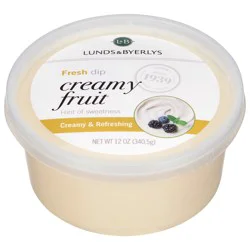 Lunds & Byerlys Fresh Creamy Fruit Dip 12 oz
