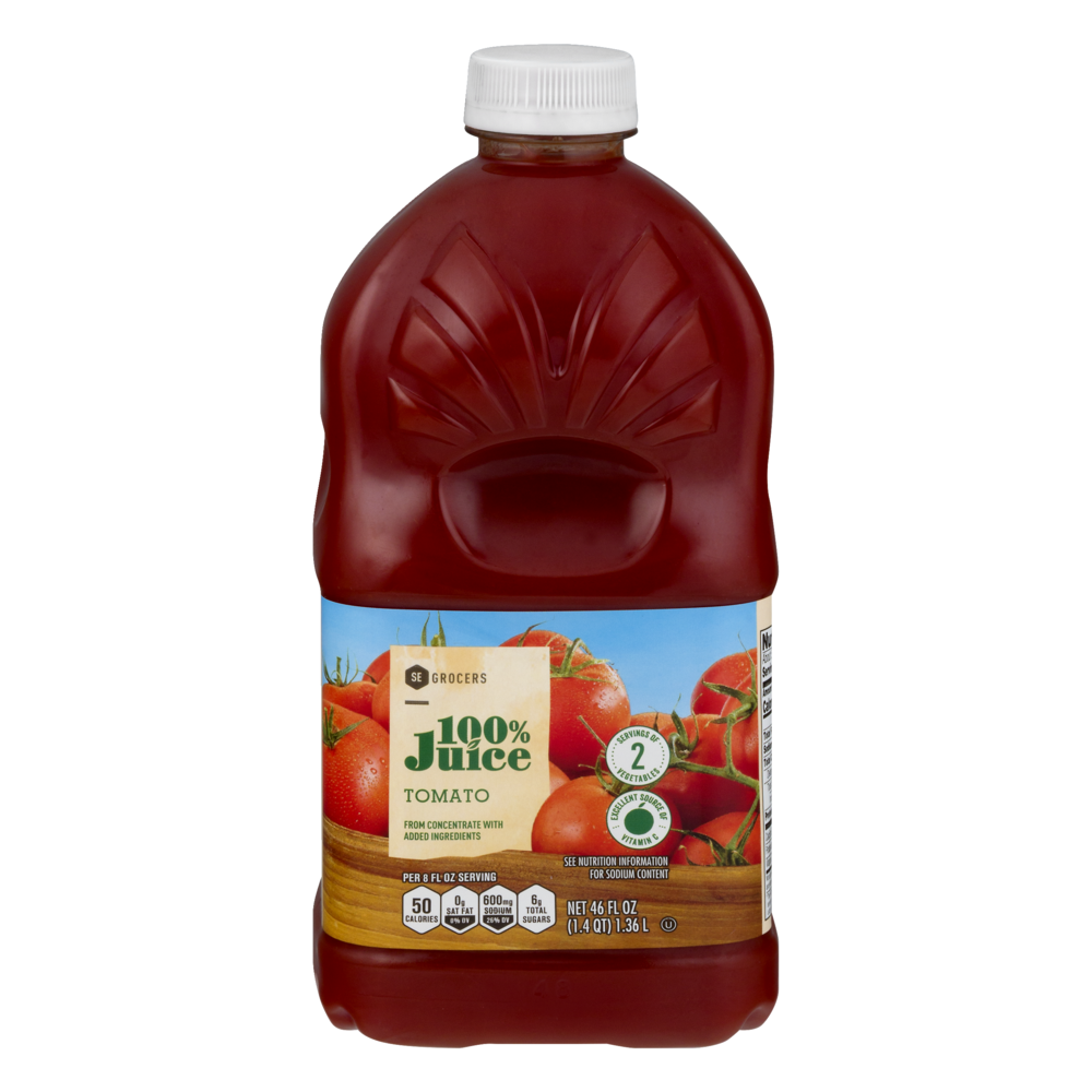 slide 1 of 1, SE Grocers 100% Juice Tomato, 46 oz
