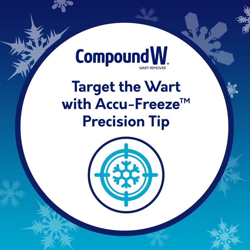 slide 4 of 7, Compound W Freeze Off Advanced Wart Remover with Accu-Freeze - 15 Applications, 1 ct