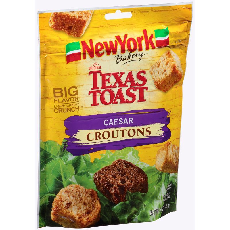 slide 2 of 3, New York Bakery The Original Texas Toast Caesar Croutons - 5oz, 5 oz