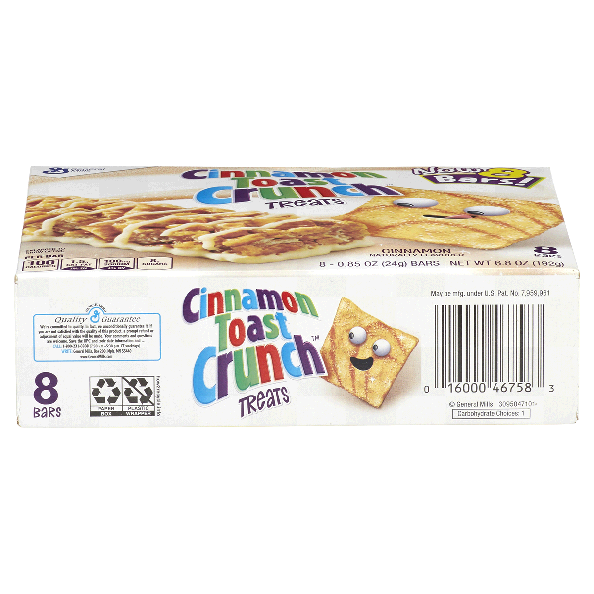 slide 6 of 16, Cinnamon Toast Crunch Breakfast Cereal Bars - 8ct, 8 ct