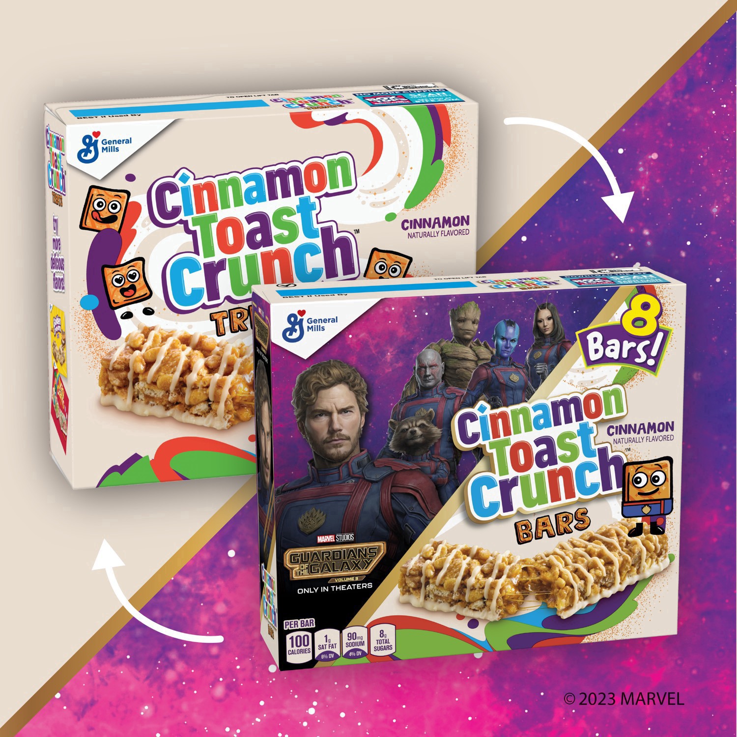 slide 16 of 16, Cinnamon Toast Crunch Breakfast Cereal Bars - 8ct, 8 ct
