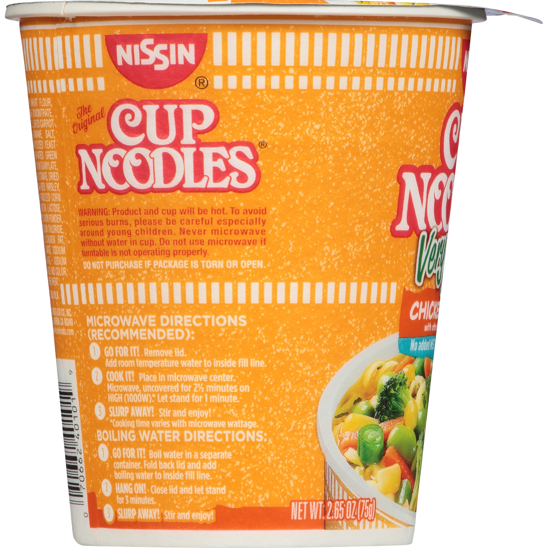 slide 3 of 6, Nissin Very Veggie Chicken, 2.6 oz