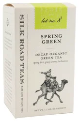 Silk Road Teas Spring Green Decaf Organic Sachets - 1.1 oz