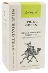Silk Road Teas Spring Green Decaf Organic Sachets - 1.1 oz