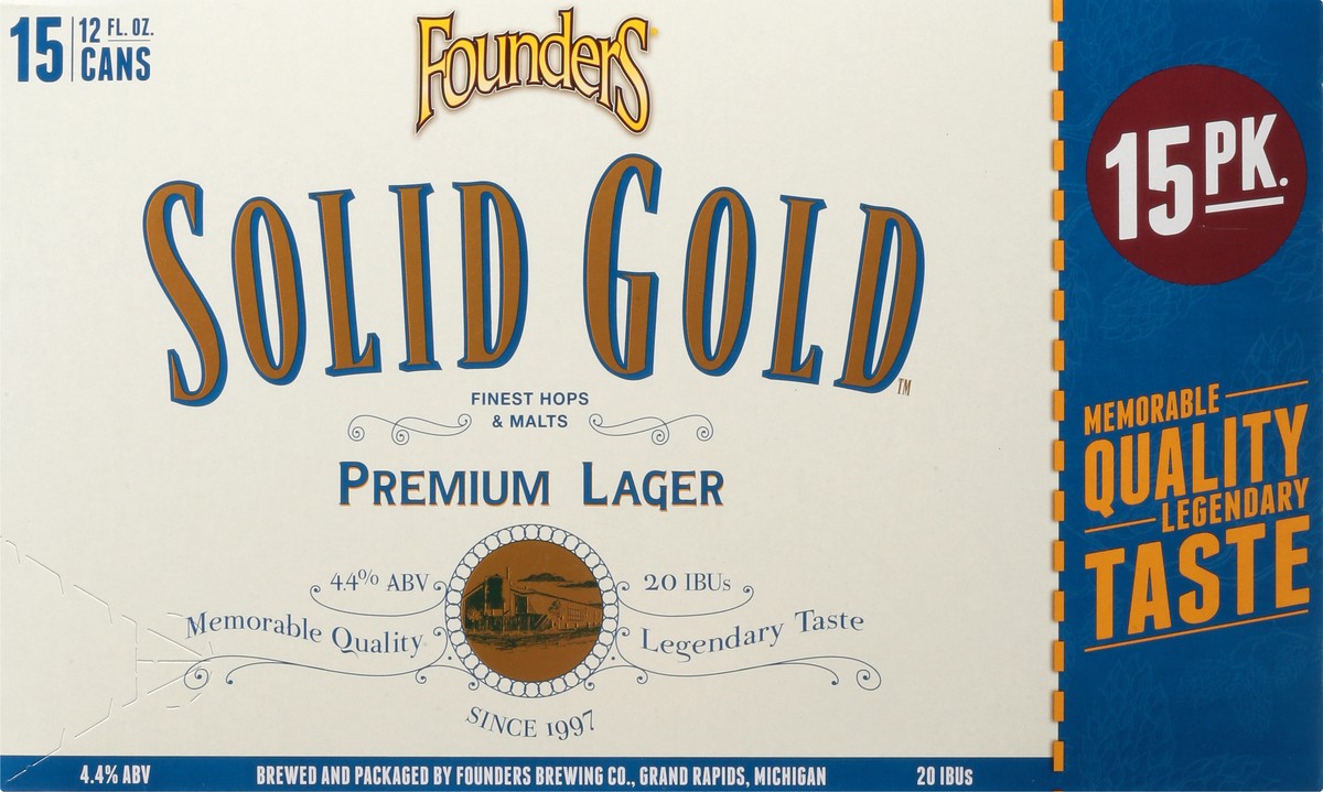 slide 7 of 9, Founders Brewing Co. Beer, 15 ct; 12 oz