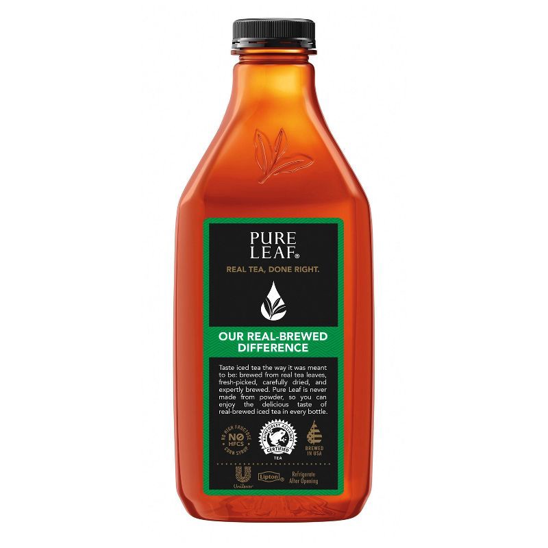 slide 2 of 3, PURE LEAF RTD Pure Leaf Unsweetened Iced Tea - 64 fl oz Bottle, 64 fl oz