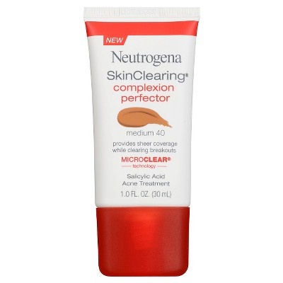 slide 1 of 1, Neutrogena Skinclearing Complexion Perfector - 40 Medium, 1 oz