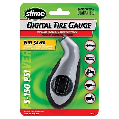 slide 1 of 2, Slime Sport Digital Tire Gauge with Light, 1 ct