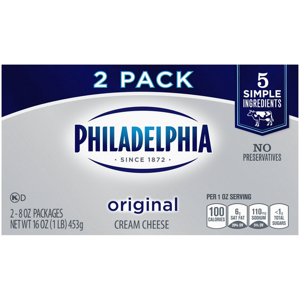 Philadelphia Original Cream Cheese, for a Keto and Low Carb Lifestyle ...